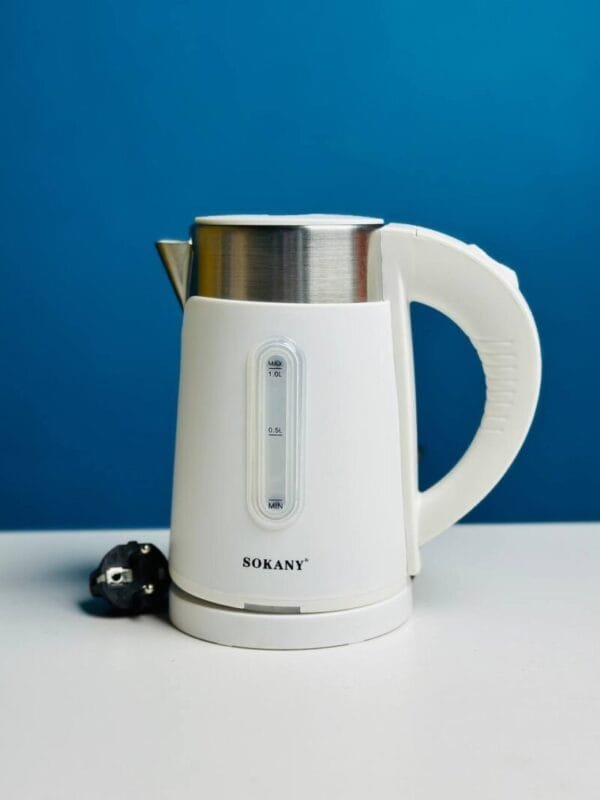 Sokany SK-0808 1L Electric Water Kettle – Random Color White