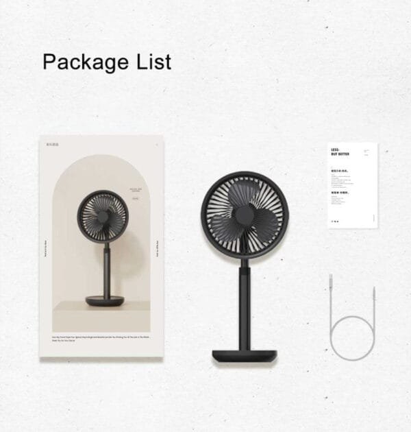 Xiaomi AISOLOVE F5 Pro Rechargeable Fan 4000mAh