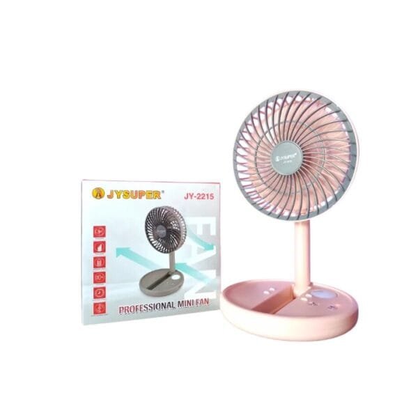 JYSUPER JY-2215 Folding Rechargeable Fan